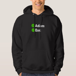 Christian Bible Faith Adam And Eve Religious Hoodie