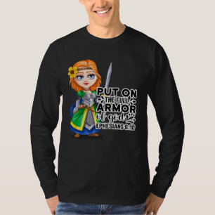 Christian Bible Motivation Armor of God Ephesians T-Shirt