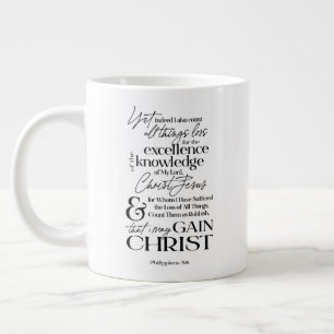 Christian Bible Quote Large Coffee Mug