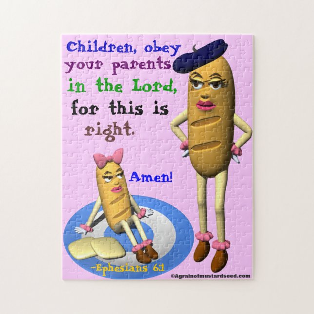 Christian Bible Quotes Jigsaw Puzzle (Vertical)