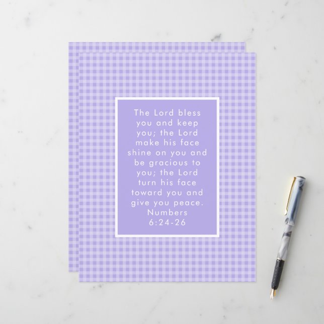 Christian Bible Verse Art  (Front/Back In Situ)