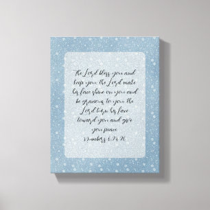 Christian Bible Verse Art Canvas Print