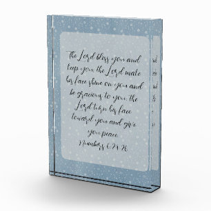 Christian Bible Verse Art Photo Block