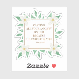 Christian Bible Verse Cast Your Anxiety on Him