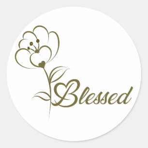 Christian Bible Verse Classic Round Sticker