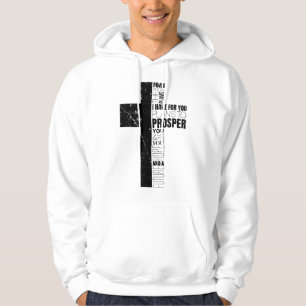 Christian Bible Verse Cross Religious Hoodie