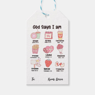 Christian Bible Verse Cute Valentine Gift Tag