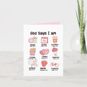 Christian Bible Verse Cute Valentine Holiday Card