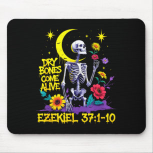 Christian Bible Verse Dry Bones Come Alive Ezekiel Mouse Mat