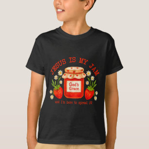 Christian Bible Verse Faith Strawberry Jesus Is My T-Shirt
