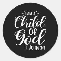 Christian Bible Verse I Am A Child Of God 1 John 3