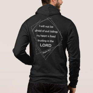 Christian Bible Verse: I Will Not Be Afraid Hoodie