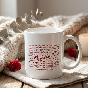 Christian Bible Verse Inspirational Valentines Day Coffee Mug