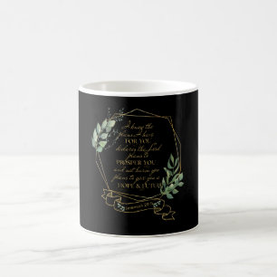 Christian Bible Verse Jeremiah 29 11 Coffee Mug
