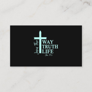 Christian Bible Verse John Business Card