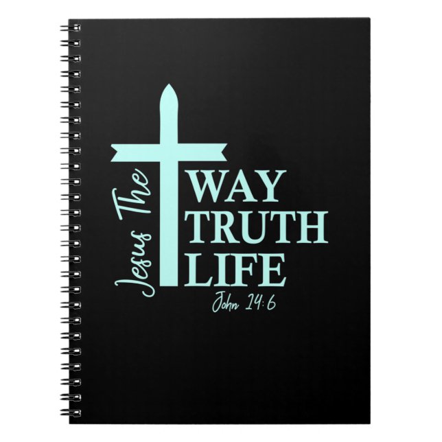 Christian Bible Verse John Notebook (Front)