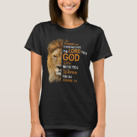 Christian Bible Verse Joshua 1 9 Lion Faith