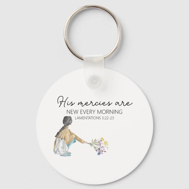 Christian Bible Verse  Key Ring (Front)
