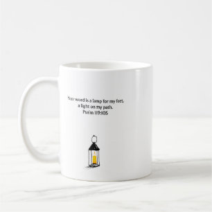 Christian Bible Verse Mug   Inspirational Coffee