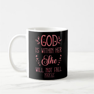 Christian Bible Verse Psalm 46:5 Coffee Mug