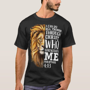 Christian Bible Verse Sayings Religious Gifts Him  T-Shirt
