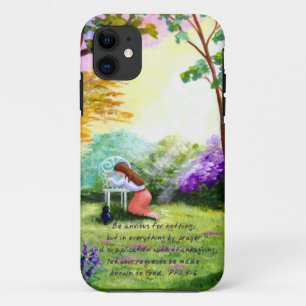 Christian Bible Verse Scripture Creationarts iPhone 11 Case