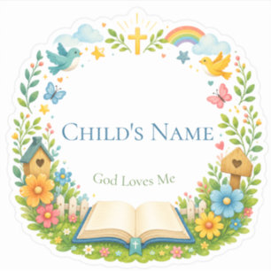 Christian Bible Verse Stickers for Kids