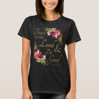 Christian Bible Verse: Trust in the Lord & Do Good
