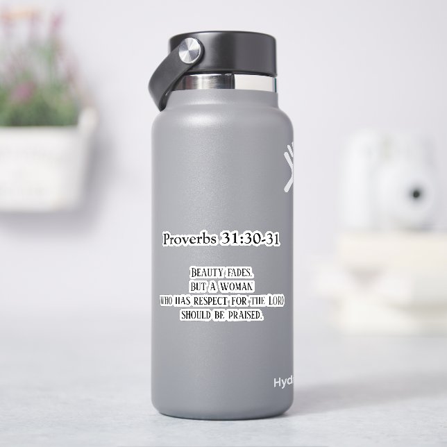 Christian Bible Verse Women Quote Saying  (HydroFlask)