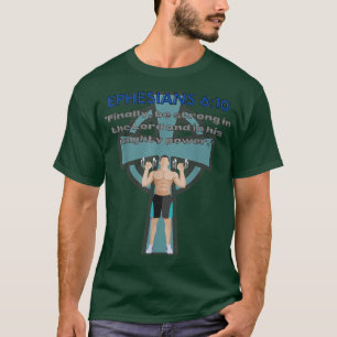 Christian Bible Verse Workout Fitness Gym Gear Eer T-Shirt