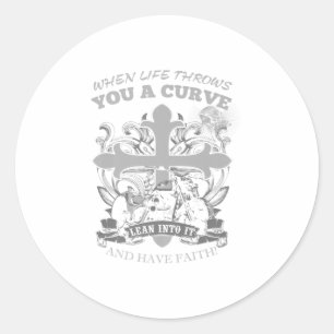 Christian Biker Motorcycle Jesus Christ Have Classic Round Sticker