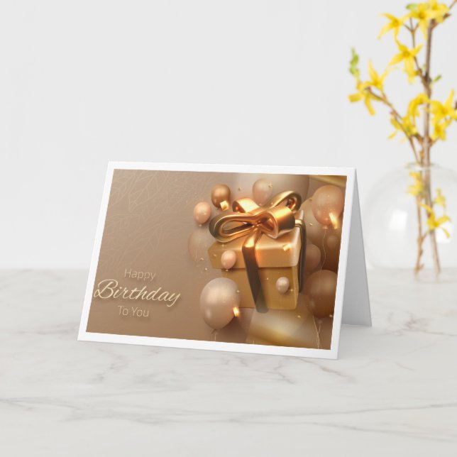 Christian Birthday Card (Yellow Flower)