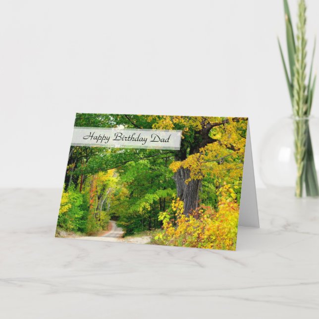 Christian Birthday Dad Father Scripture Card (Front)