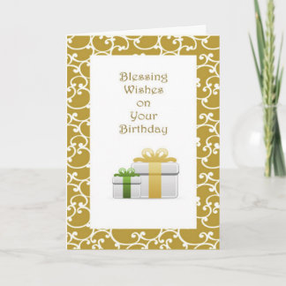 Christian  Birthday Greeting Card