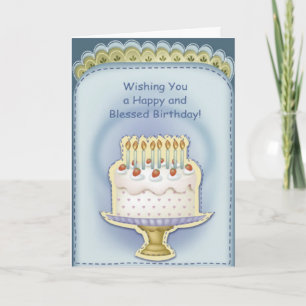 Christian Birthday Greeting Card