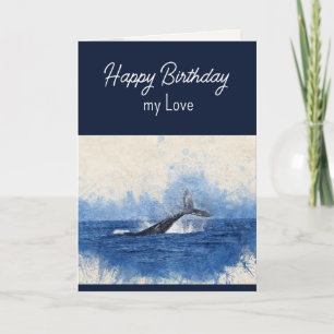 Christian Birthday My Love Inspirational Holiday Card