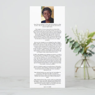 Christian Black History Card