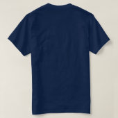 Christian Blessed Dad Cross Fathers Day  T-Shirt (Design Back)