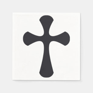 Christian blue cross napkin