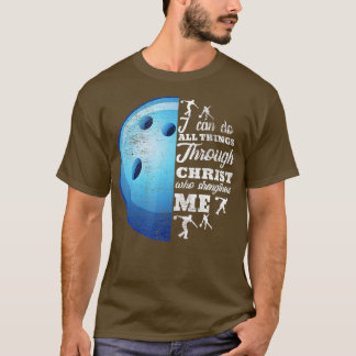 Christian Bowling Funny Personalised Team Gift For T-Shirt
