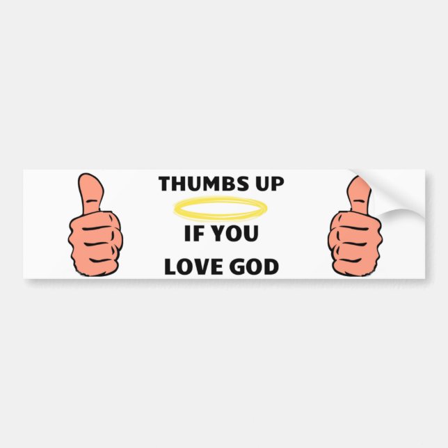 Christian Bumper sticker (Front)