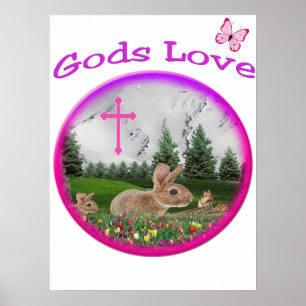 Christian Bunny Poster