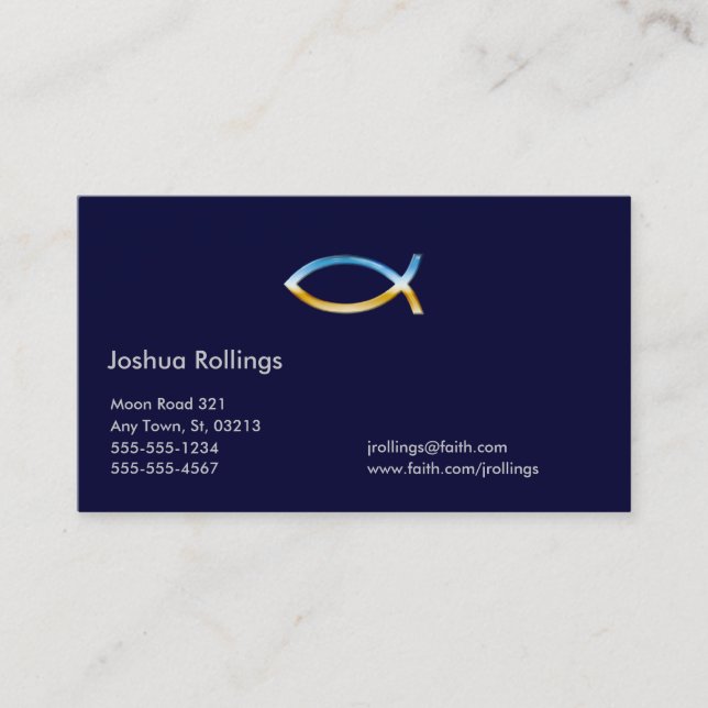 Christian - Business Card (Front)
