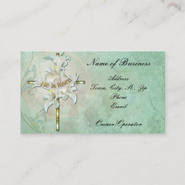 Christian Business Card (Front)