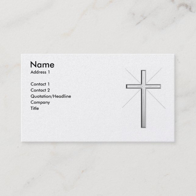 Christian Business Card (Front)
