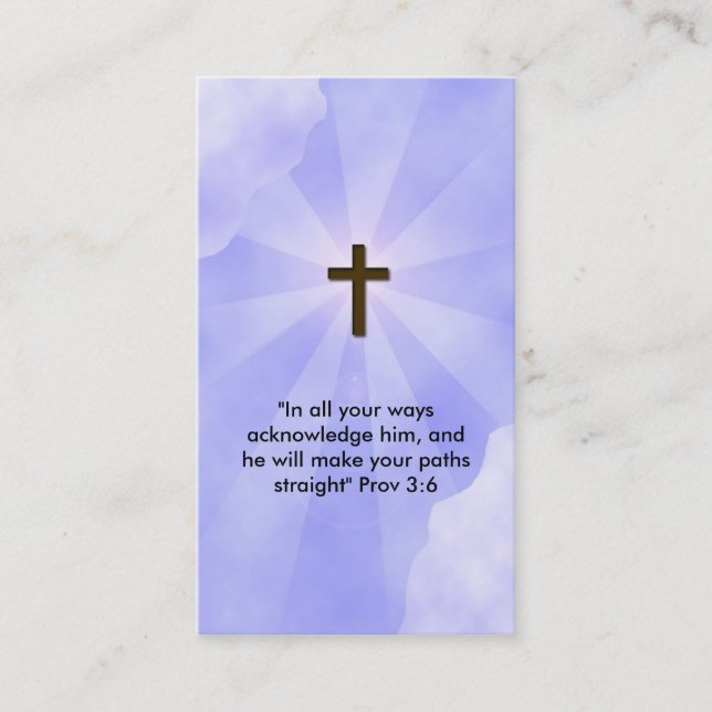 Christian business card (Front)