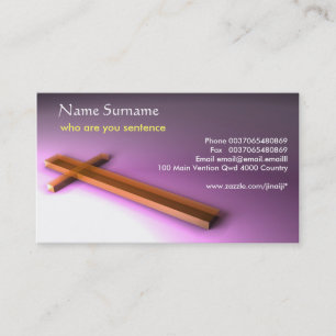 Christian business card