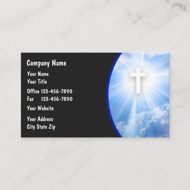 Christian Business Cards (Front)