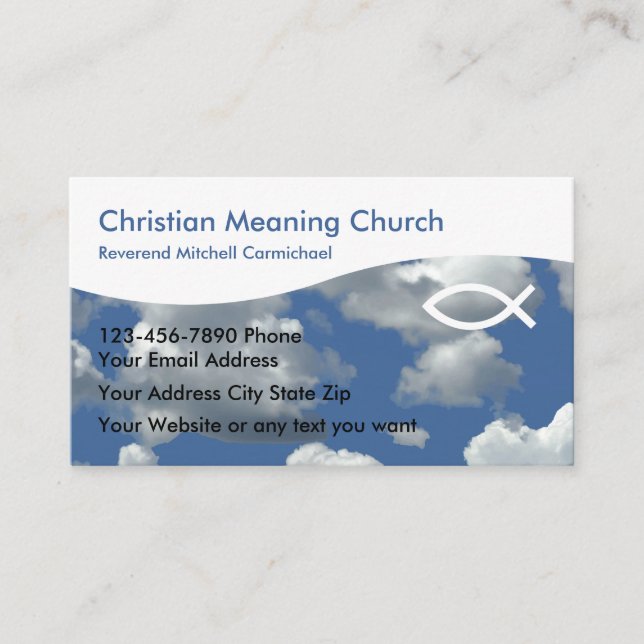 Christian Business Cards (Front)