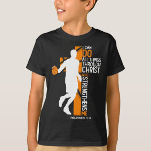 Christian Bysketbyll Cross I Can Do All Things Thr T-Shirt